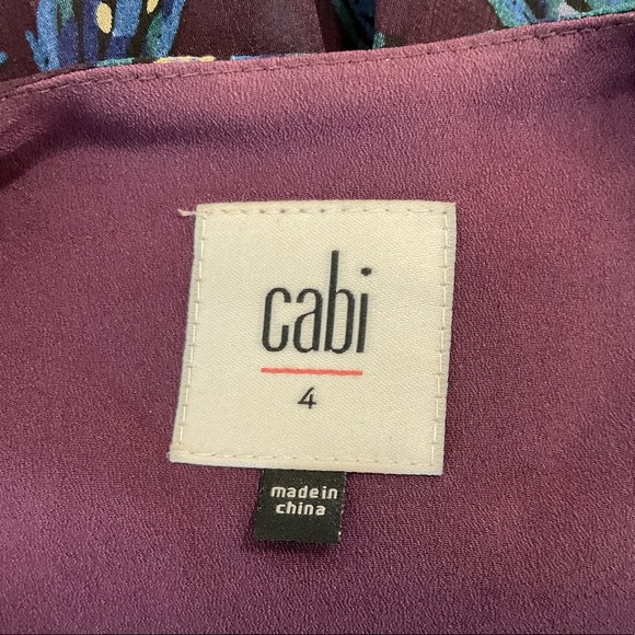 Cabi Treasure Paisley Print Mid-Length Dress Style#3461 - Picture 8 of 8